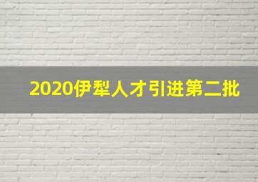 2020伊犁人才引进第二批