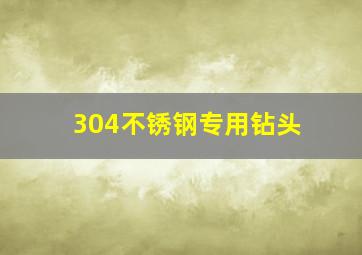 304不锈钢专用钻头