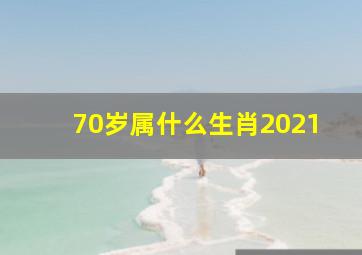 70岁属什么生肖2021