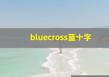 bluecross蓝十字