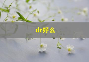 dr好么