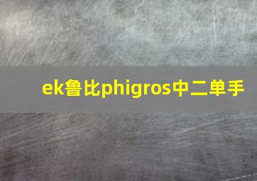 ek鲁比phigros中二单手