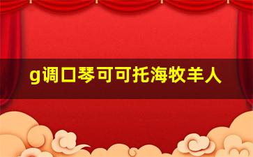 g调口琴可可托海牧羊人