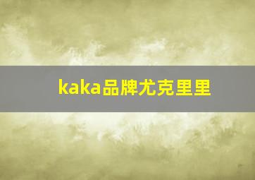 kaka品牌尤克里里