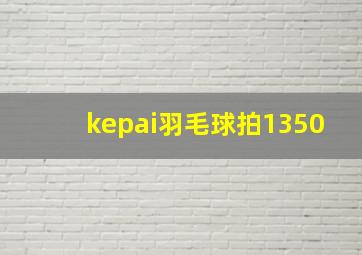 kepai羽毛球拍1350