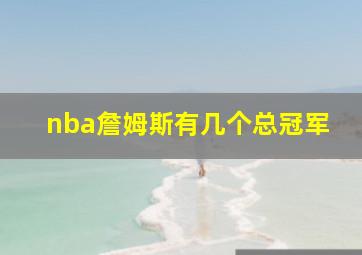 nba詹姆斯有几个总冠军