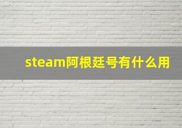 steam阿根廷号有什么用