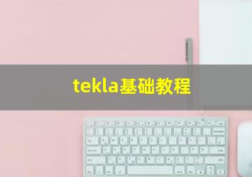 tekla基础教程