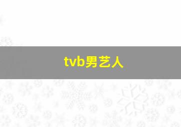 tvb男艺人