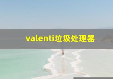 valenti垃圾处理器