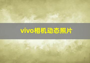 vivo相机动态照片