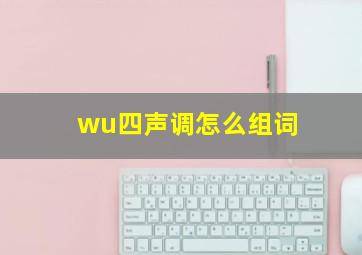 wu四声调怎么组词