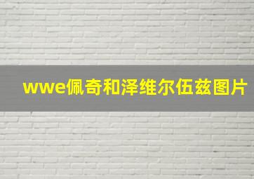 wwe佩奇和泽维尔伍兹图片