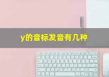 y的音标发音有几种