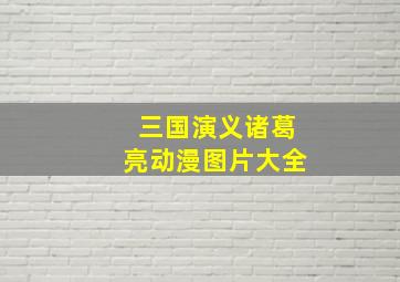 三国演义诸葛亮动漫图片大全