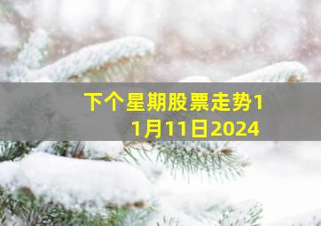 下个星期股票走势11月11日2024