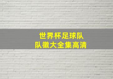 世界杯足球队队徽大全集高清