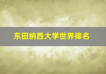 东田纳西大学世界排名