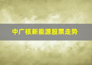 中广核新能源股票走势