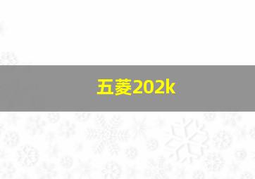 五菱202k