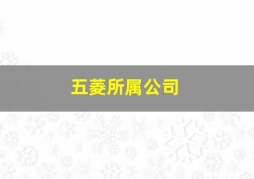 五菱所属公司