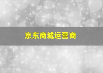 京东商城运营商