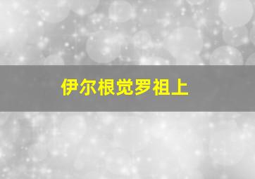 伊尔根觉罗祖上