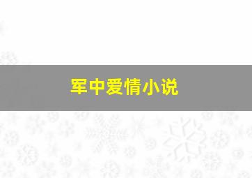 军中爱情小说