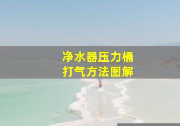 净水器压力桶打气方法图解