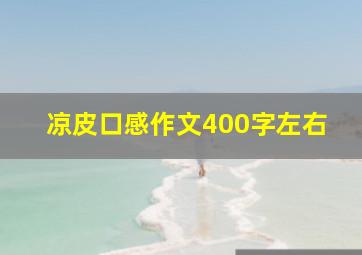 凉皮口感作文400字左右