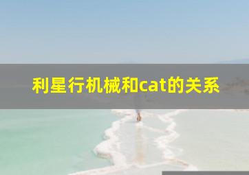 利星行机械和cat的关系