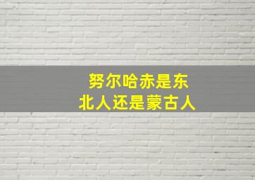 努尔哈赤是东北人还是蒙古人