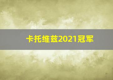 卡托维兹2021冠军