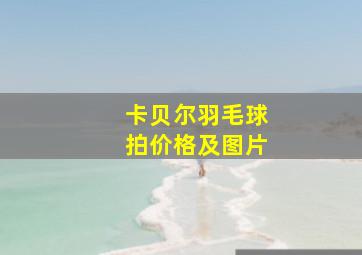 卡贝尔羽毛球拍价格及图片