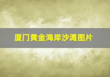 厦门黄金海岸沙滩图片