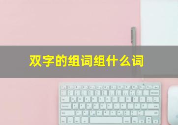 双字的组词组什么词