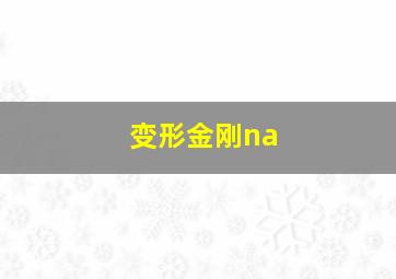 变形金刚na