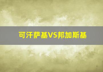 可汗萨基VS邦加斯基