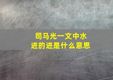 司马光一文中水迸的迸是什么意思