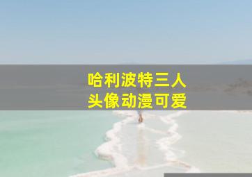 哈利波特三人头像动漫可爱