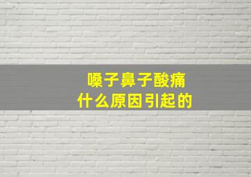 嗓子鼻子酸痛什么原因引起的