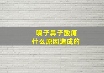 嗓子鼻子酸痛什么原因造成的