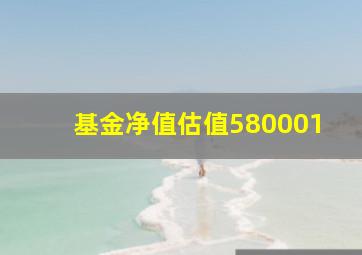 基金净值估值580001