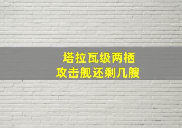 塔拉瓦级两栖攻击舰还剩几艘