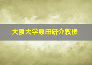 大阪大学原田研介教授