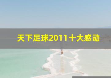 天下足球2011十大感动