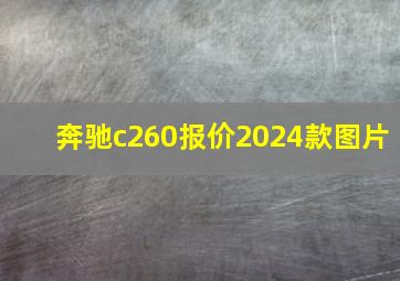 奔驰c260报价2024款图片