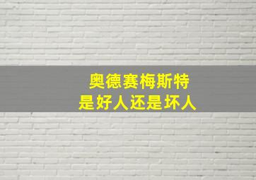 奥德赛梅斯特是好人还是坏人