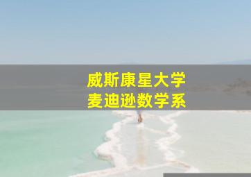 威斯康星大学麦迪逊数学系