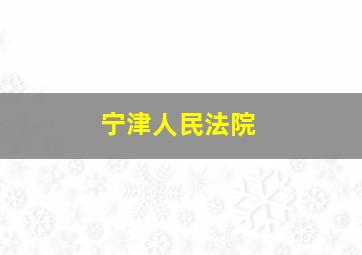 宁津人民法院